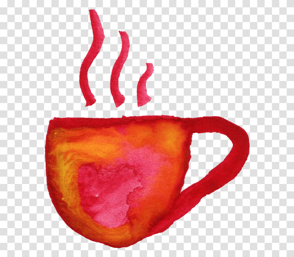 Watercolor Coffee Cups Watercolor Coffee Mug, Jug, Pottery, Rose, Plant Transparent Png