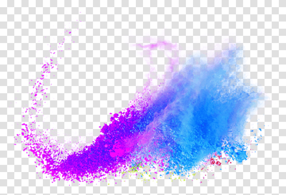 Watercolor Colorful Colorsplash Smokey Starlight Holi Paint Holi Background Color Splash, Purple, Pattern Transparent Png