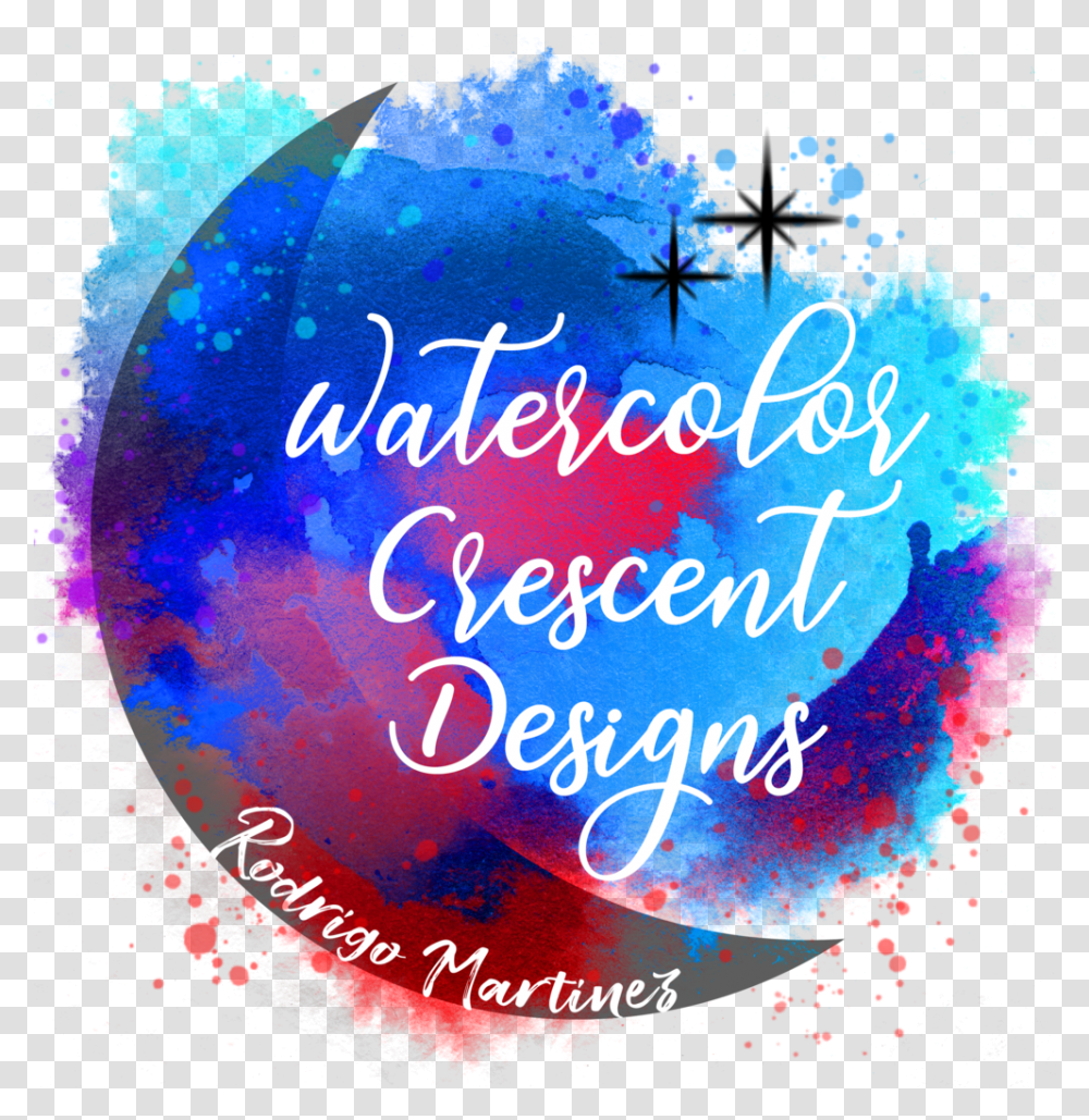 Watercolor Crescent Designs Graphic Design, Poster, Advertisement, Paper, Flyer Transparent Png