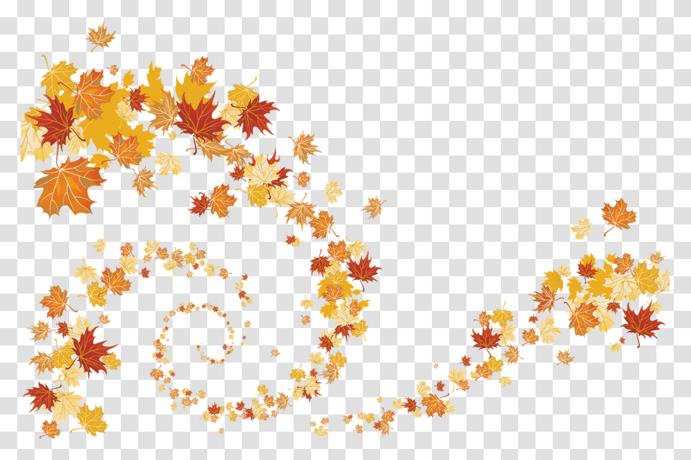 Watercolor Fall Leaves Clip Art, Leaf, Plant, Tree, Maple Transparent Png