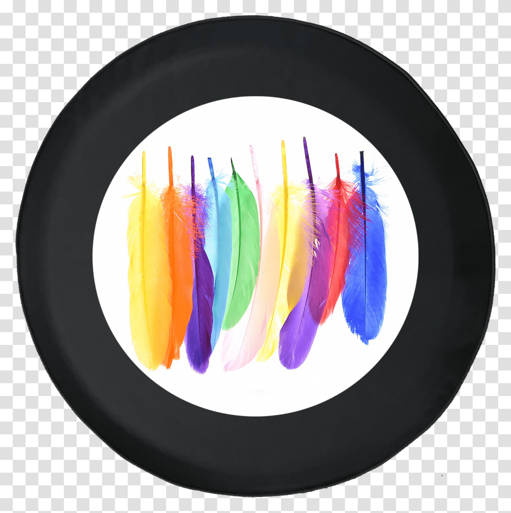 Watercolor Feather, Frisbee, Toy Transparent Png