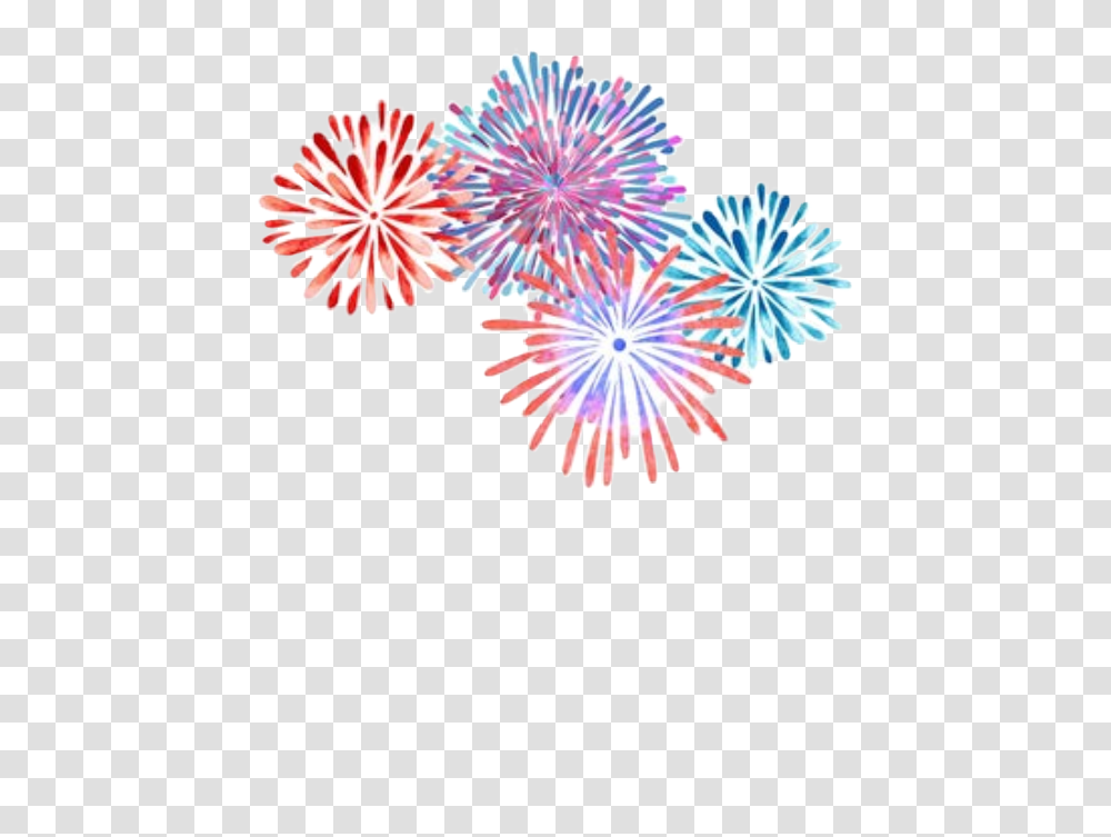 Watercolor Fireworks Independanceday Fourthofjuly, Nature, Outdoors, Night, Purple Transparent Png