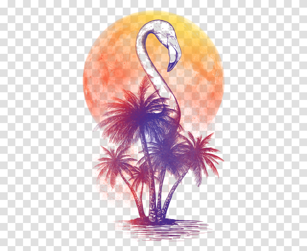 Watercolor Flamingo T Shirt, Modern Art Transparent Png