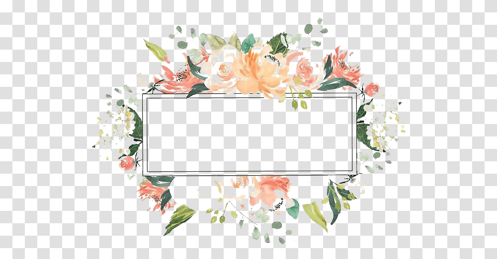 Watercolor Floral Flower Frame Pic Background Flowers, Graphics, Art, Floral Design, Pattern Transparent Png