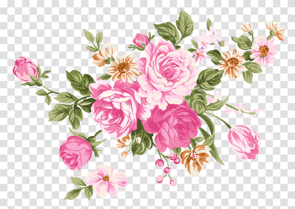 Watercolor Flower Header, Floral Design, Pattern Transparent Png