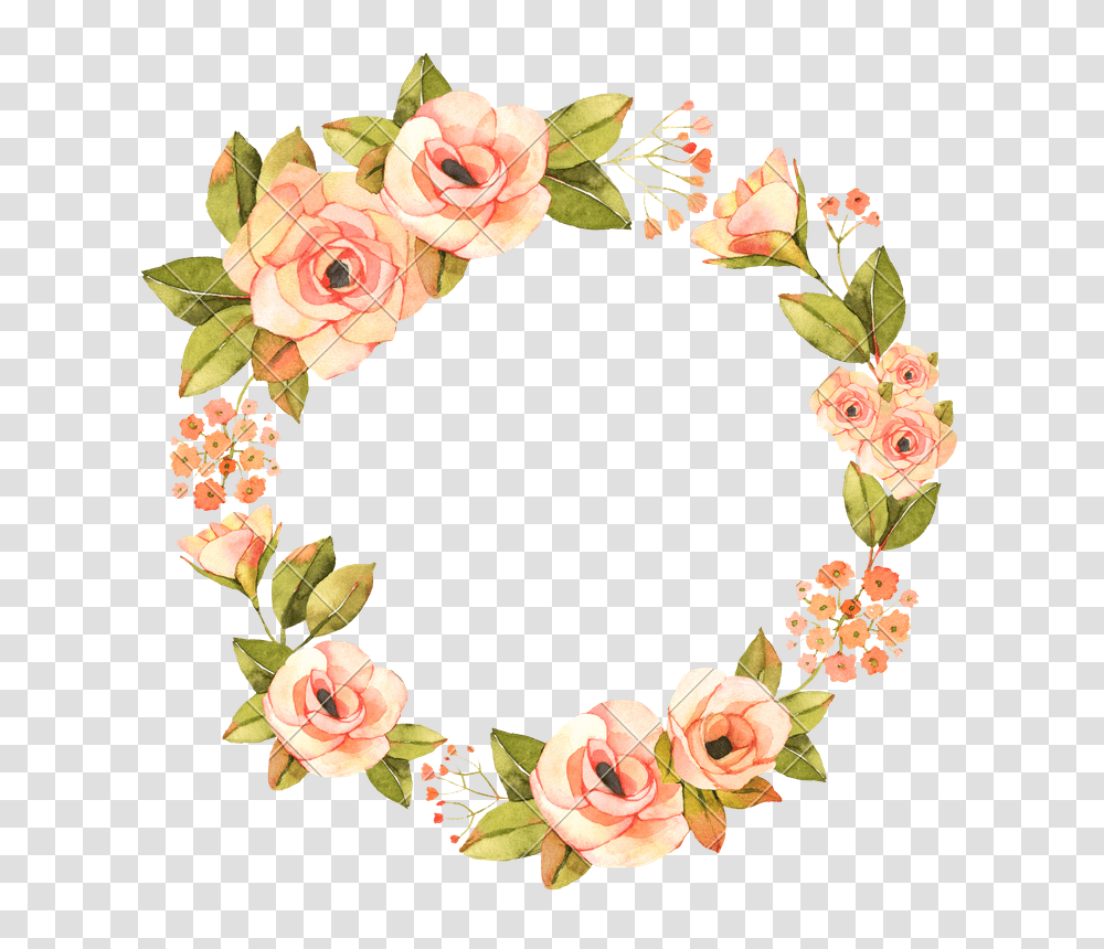 Watercolor Flower Wreath Image Watercolor Flower Wreath, Graphics, Art, Floral Design, Pattern Transparent Png