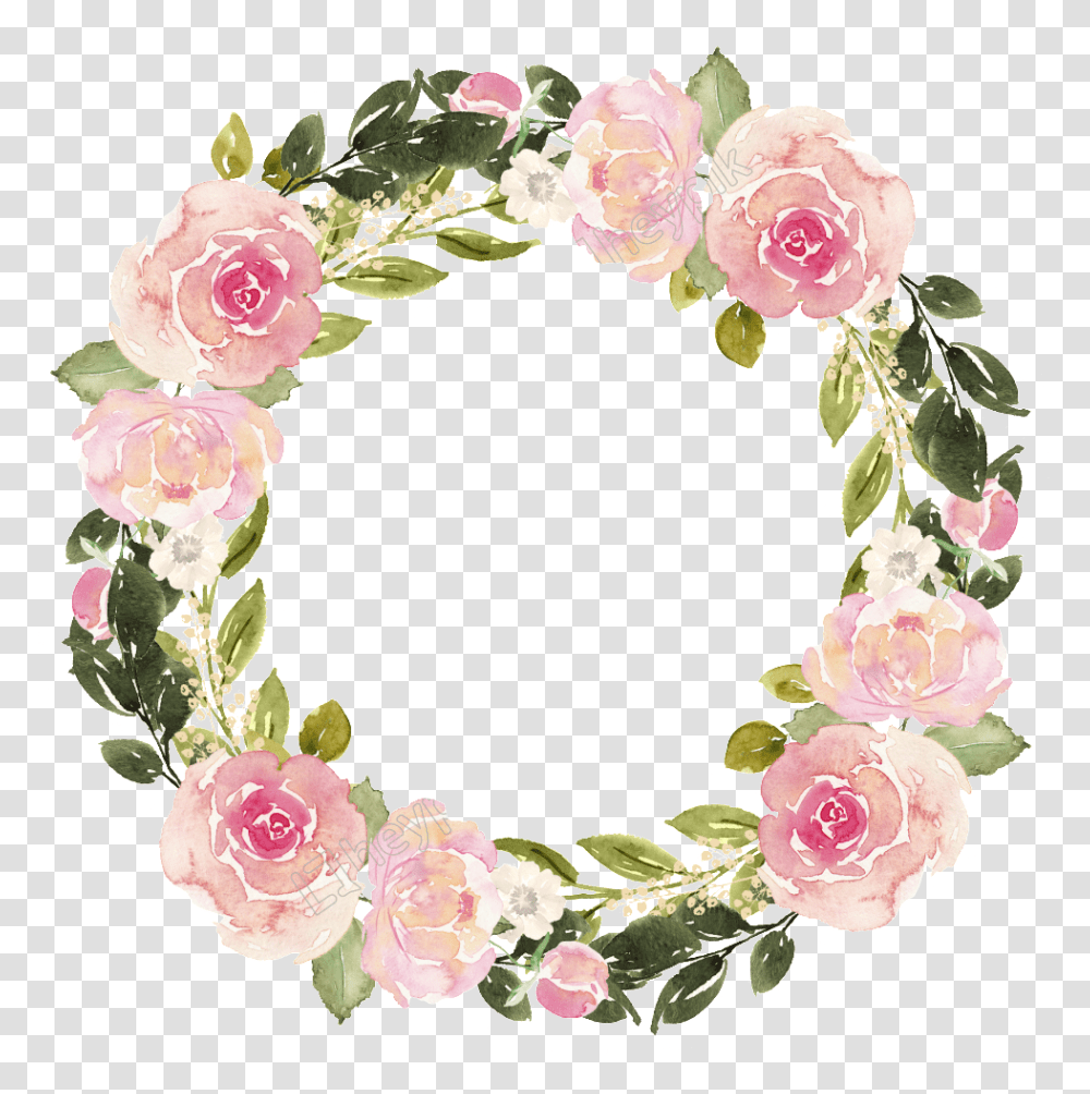 Watercolor Flower Wreath Picture 2230690 Free Watercolor Floral Wreath, Plant, Blossom, Rose, Floral Design Transparent Png