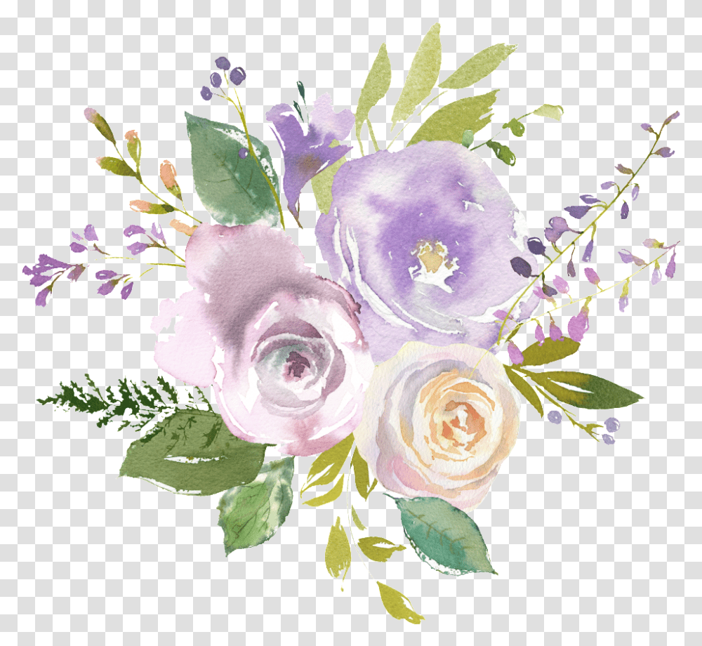 Watercolor Flowers Background Free Watercolor Flowers, Plant, Blossom, Floral Design, Pattern Transparent Png