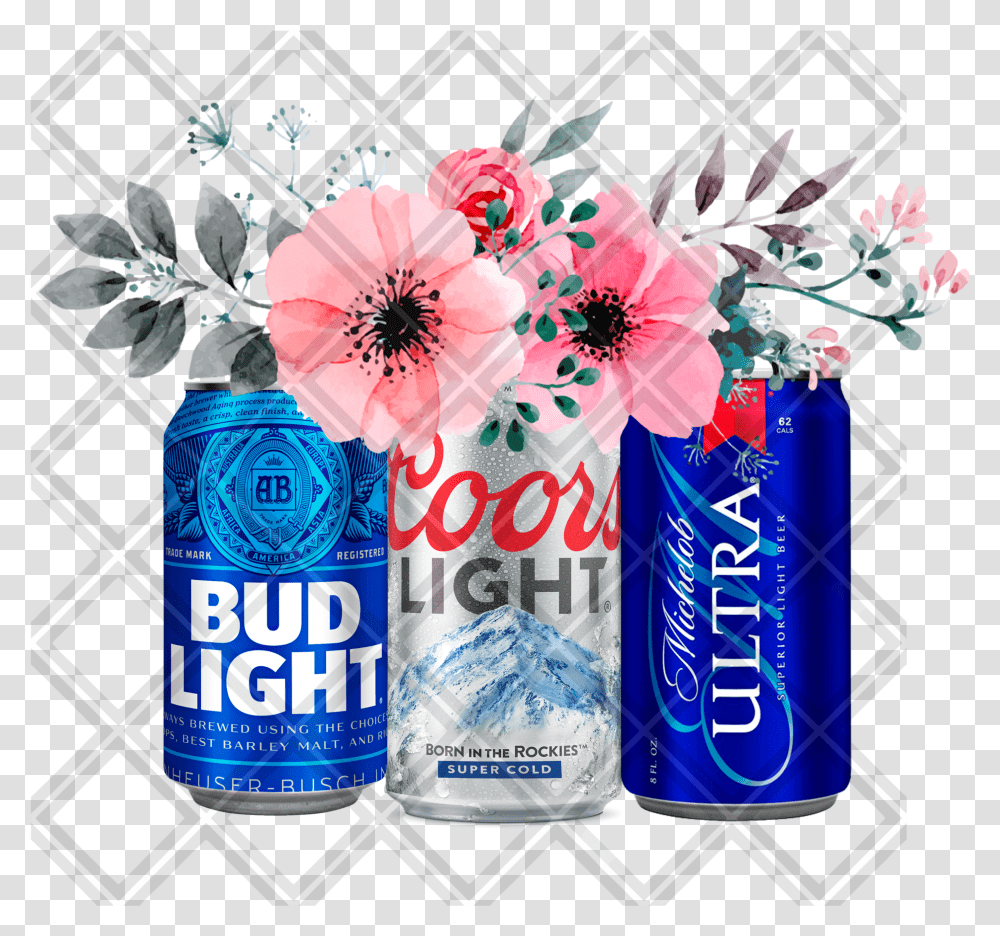 Watercolor Flowers, Beverage, Drink, Soda, Liquor Transparent Png