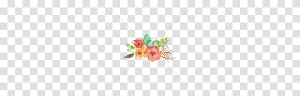 Watercolor Flowers Clipart, Wand, Hair Slide, Spoke, Machine Transparent Png