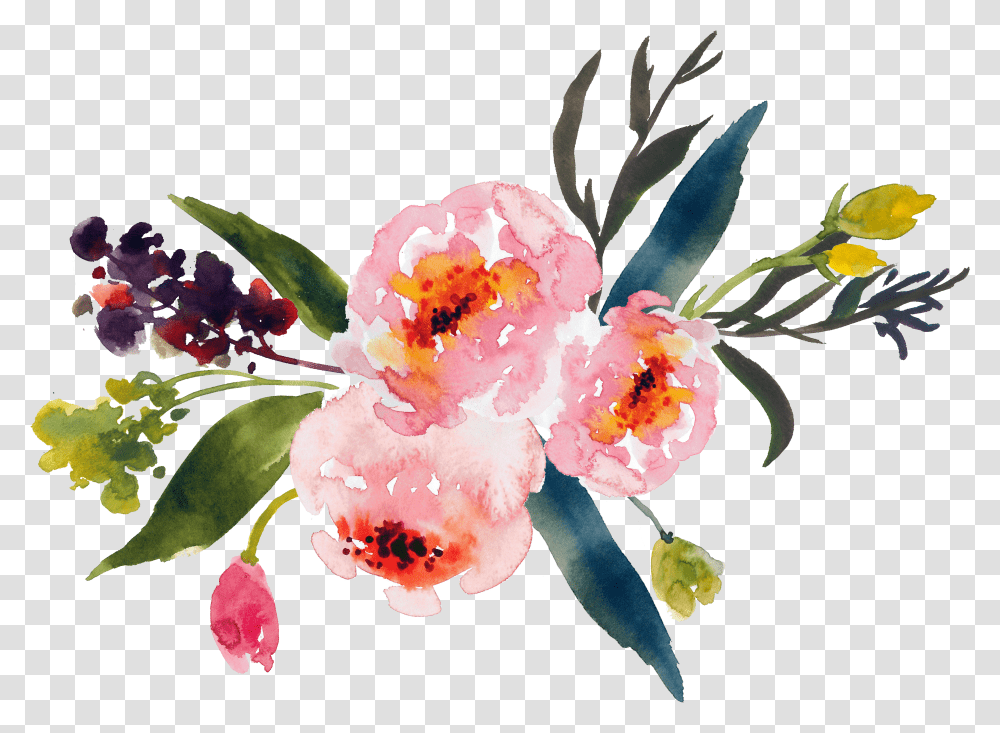 Watercolor Flowers Flower Watercolor Background Transparent Png