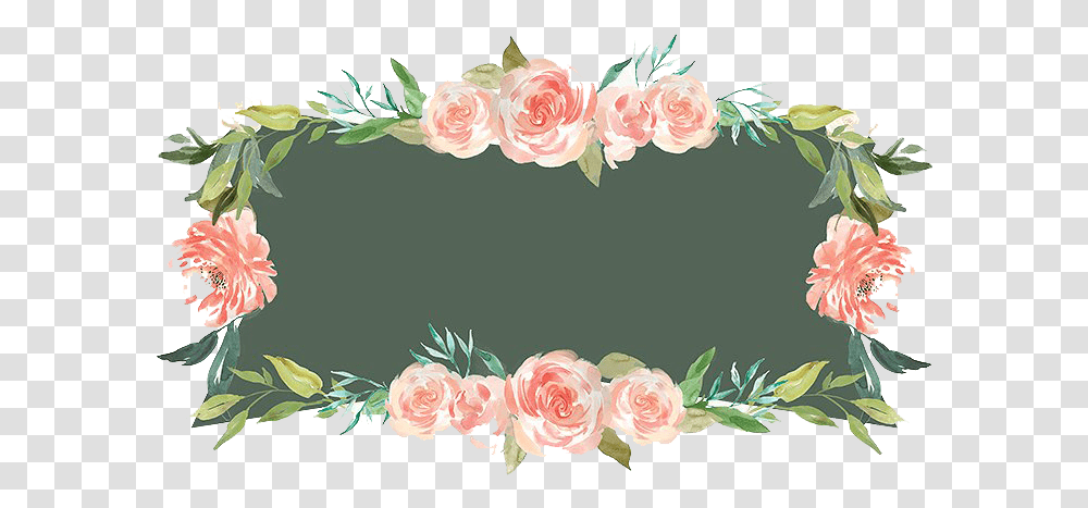 Watercolor Frame & Clipart Free Download Ywd Floral Frames Hd, Graphics, Floral Design, Pattern, Plant Transparent Png