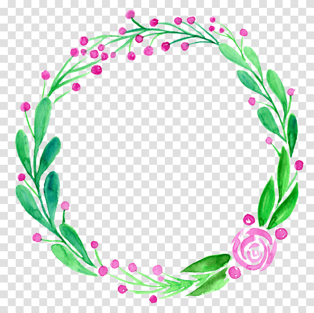 Watercolor Garland Garland Drawing, Plant, Flower, Blossom, Pattern Transparent Png