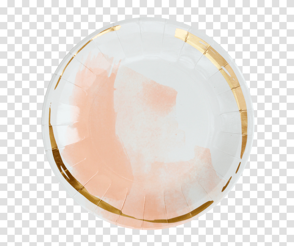 Watercolor Gold Circle Porcelain, Art, Pottery, Saucer, Meal Transparent Png