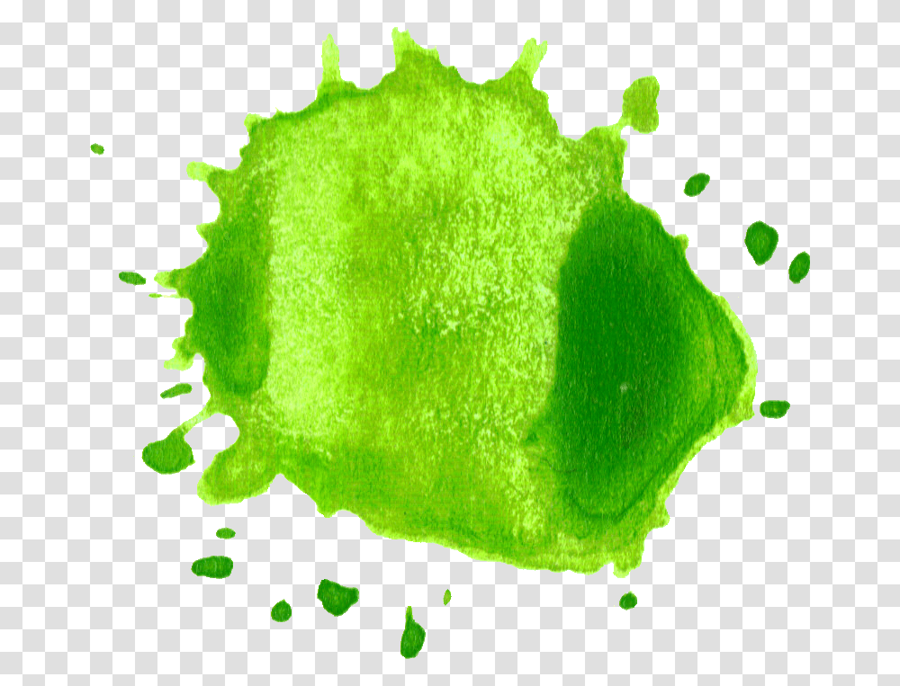 Watercolor Green Splash, Stain, Rug, Peel Transparent Png