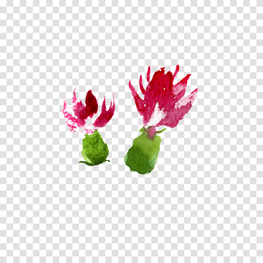 Watercolor Hand Painted Fruits And Vegetables Flowers, Plant, Petal, Bud, Sprout Transparent Png