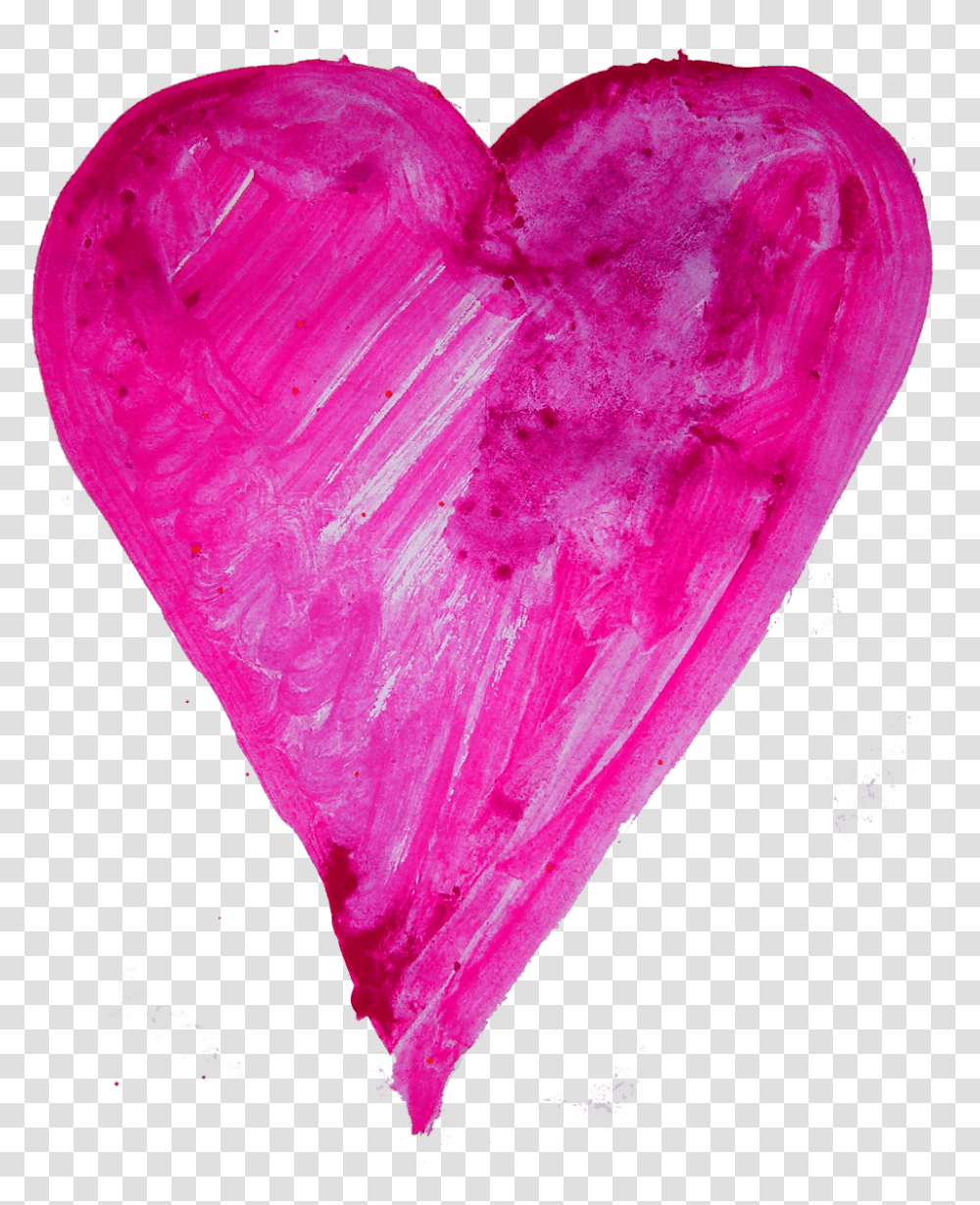 Watercolor Heart Free Image Watercolor Painting, Crystal, Purple, Petal, Flower Transparent Png