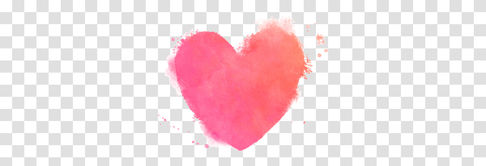 Watercolor Heart Good Morning Heart Message, Balloon Transparent Png