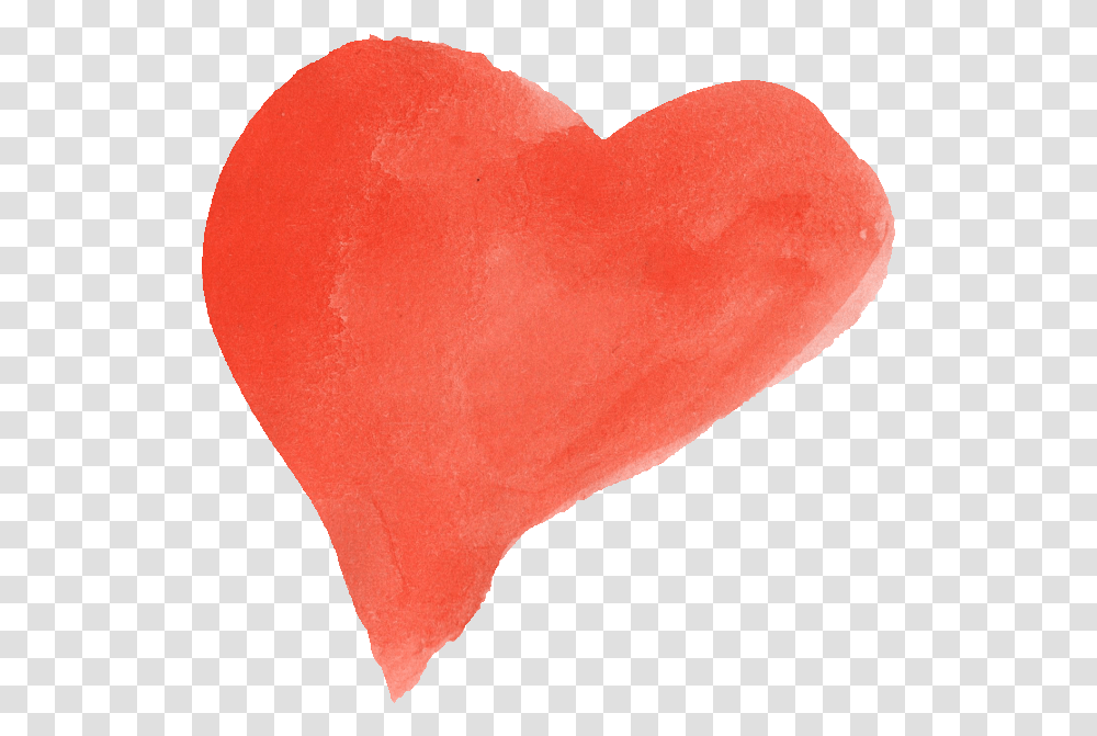 Watercolor Heart Memorial, Cushion, Pillow, Flower, Plant Transparent Png