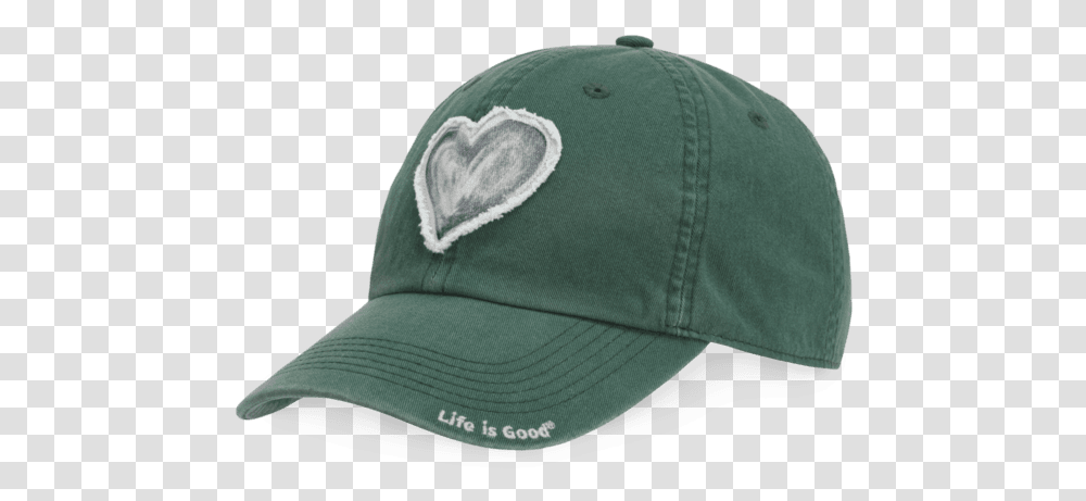 Watercolor Heart Tattered Chill Cap Baseball Cap, Apparel, Hat Transparent Png