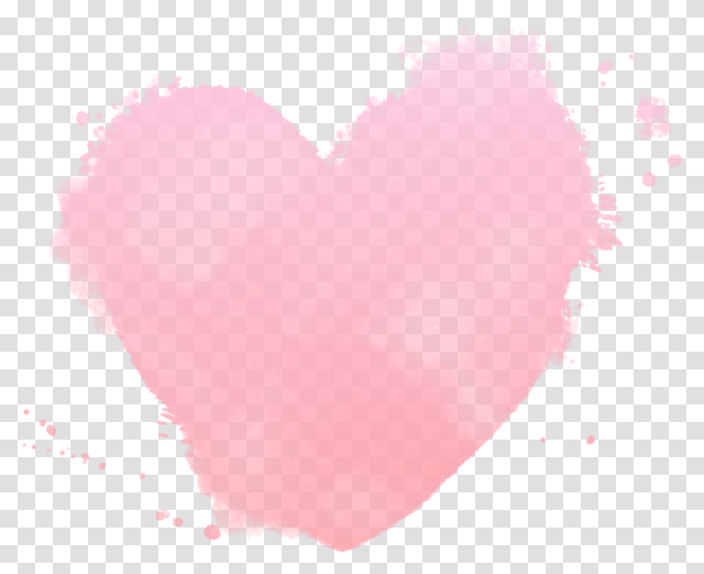 Watercolor Heart Watercolor Pink Heart Transparent Png