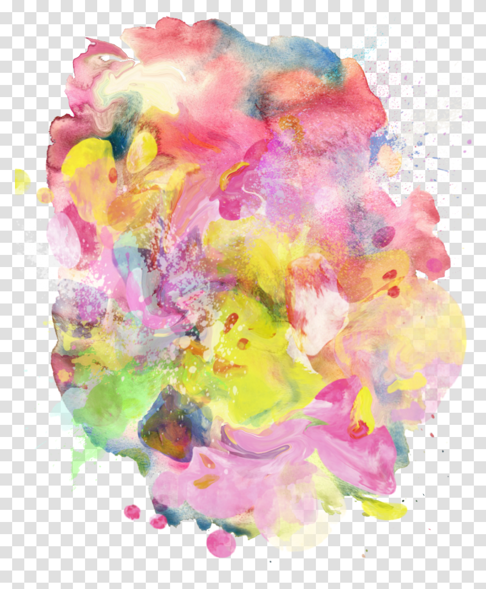 Watercolor Holi Background, Modern Art, Painting Transparent Png