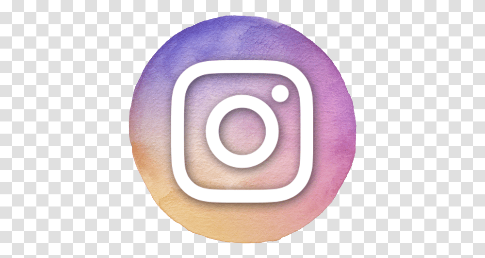 Watercolor Instagram Logo Logo Instagram 2019, Tape, Purple, Face, Text Transparent Png
