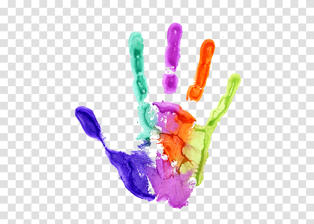 Watercolor Kids Handprint Vector Hand Print Paint, Graphics, Art, Leisure Activities, Food Transparent Png