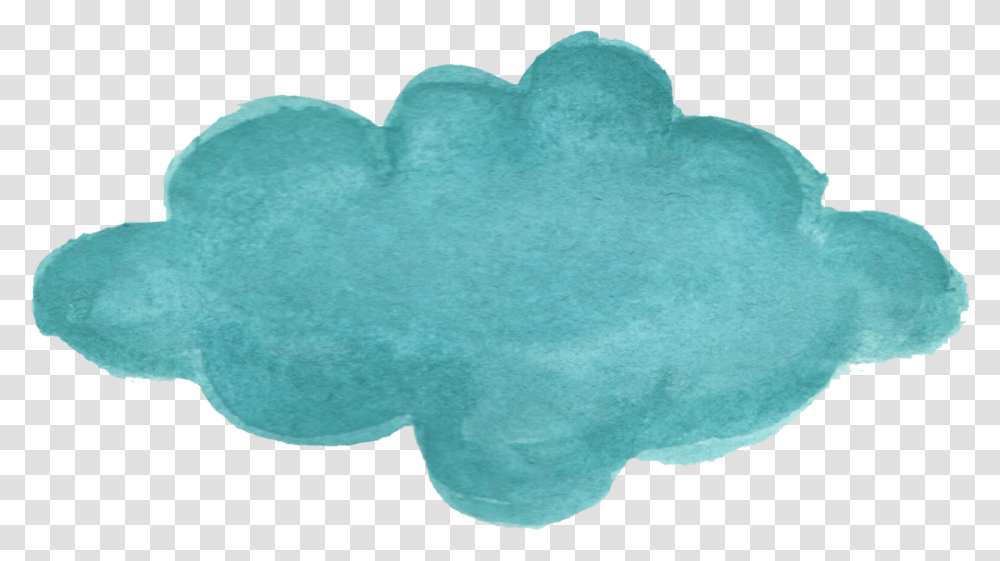 Watercolor Nube, Rock, Sponge, Foam, Soap Transparent Png