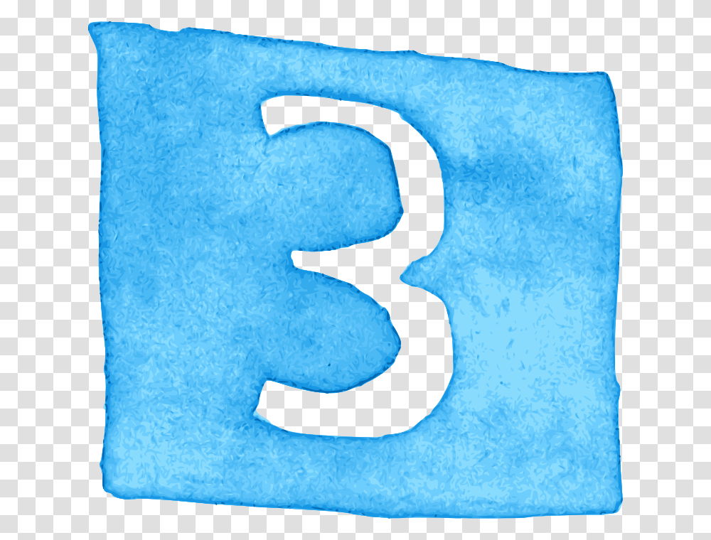 Watercolor Numbers In Square 8 Linens, Alphabet, Ampersand Transparent Png