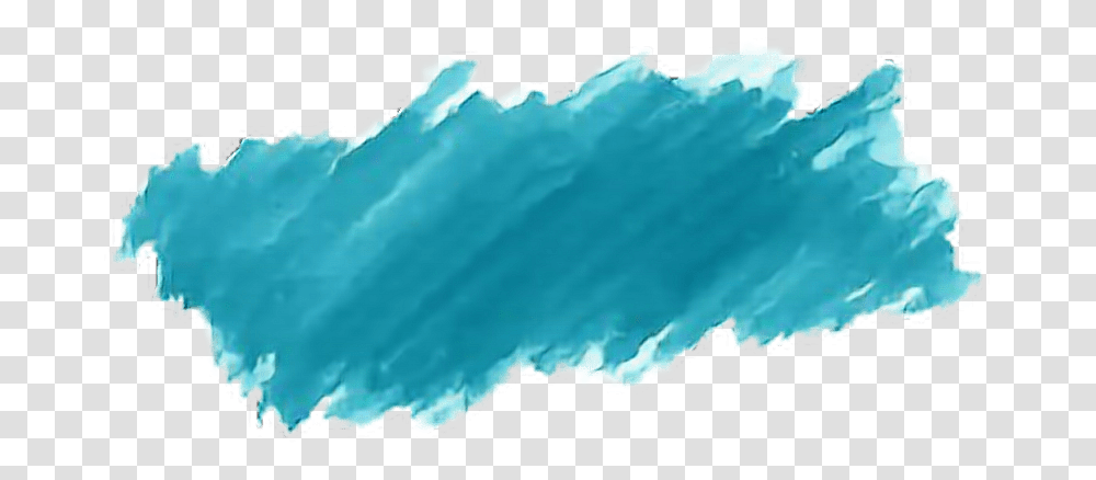 Watercolor Paint Brushstroke Blues Paint Brush Stroke, Nature, Sea, Outdoors, Shoreline Transparent Png