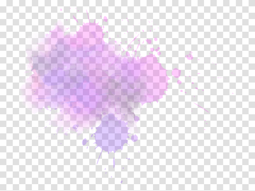 Watercolor Paint, Purple, Floral Design Transparent Png