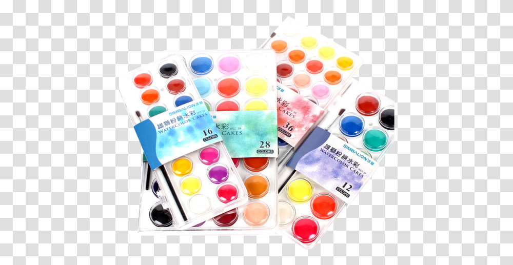 Watercolor Paint, Paint Container, Palette Transparent Png