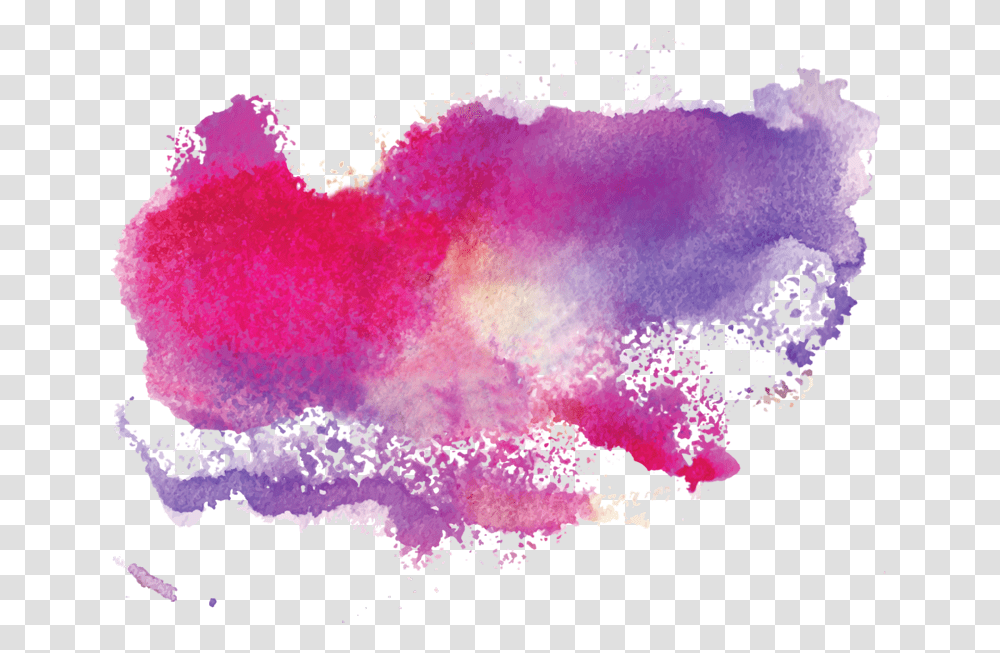 Watercolor Paint, Purple, Pattern, Fractal, Ornament Transparent Png