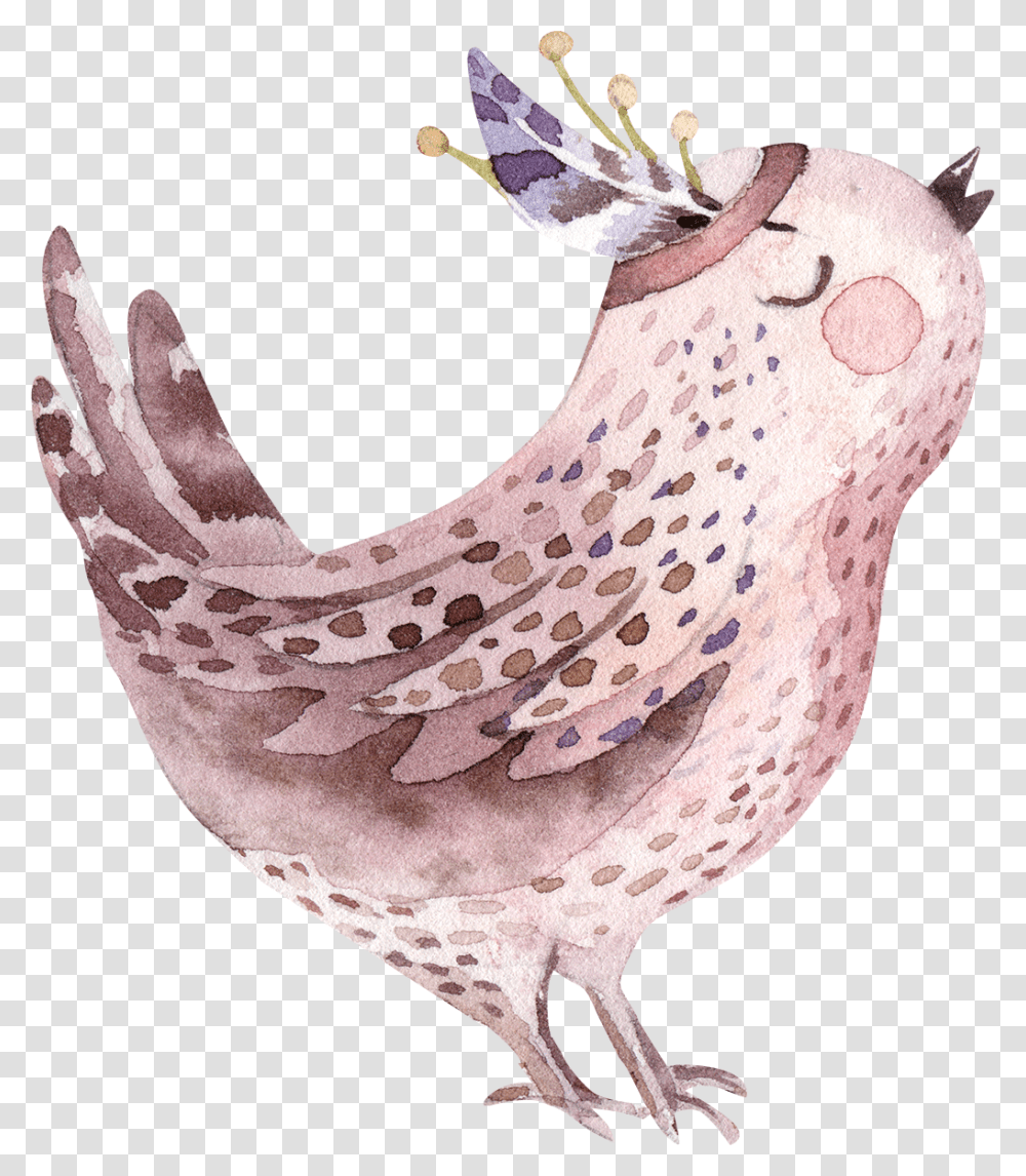 Watercolor Painting, Animal, Rug, Bird, Cuff Transparent Png