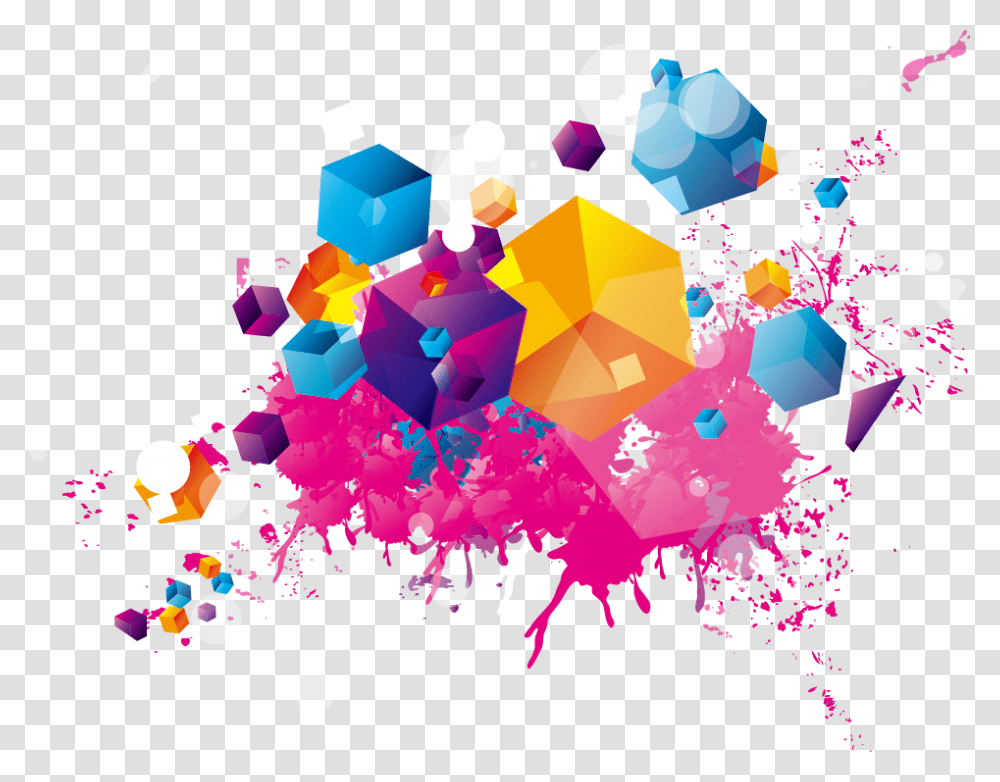 Watercolor Painting Illustration Color Splash Background Vector, Paper, Confetti Transparent Png