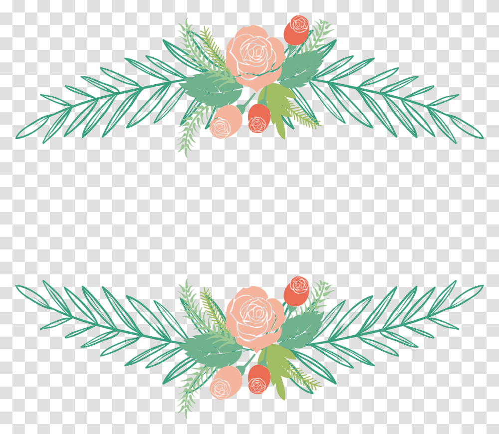 Watercolor Pine Branch Bunga Vector, Tree, Plant, Floral Design, Pattern Transparent Png