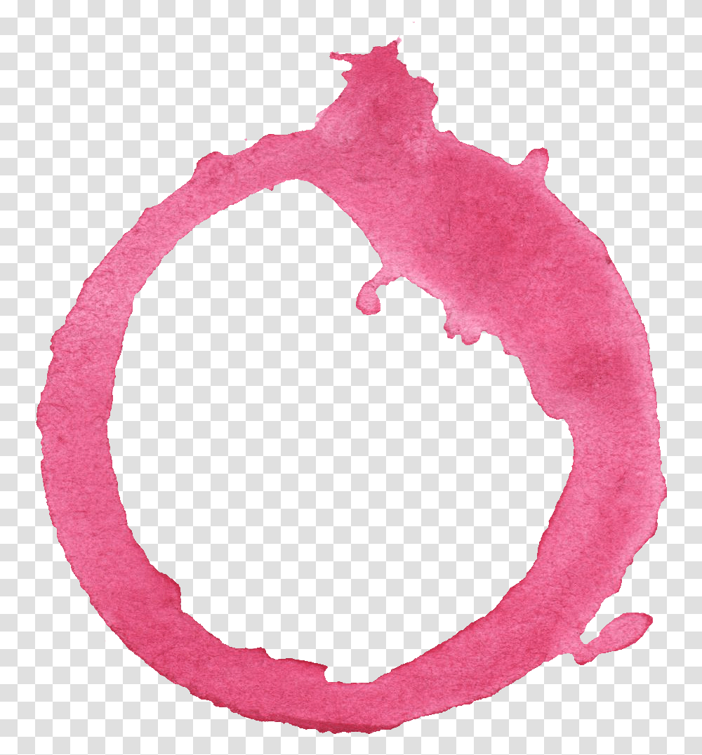 Watercolor Pink Circle Colorful Watercolor Circle, Rug, Stain, Paper Transparent Png