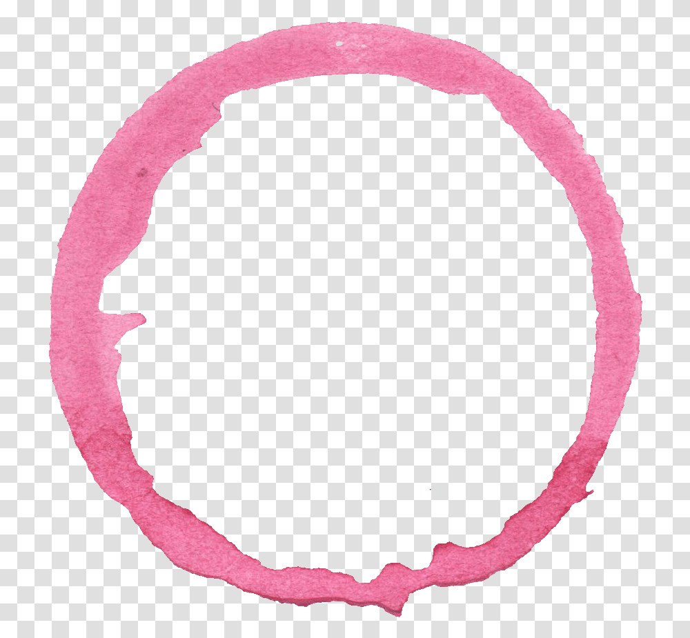 Watercolor Pink Circle Watercolour Brush Circle, Accessories, Accessory, Rug, Jewelry Transparent Png