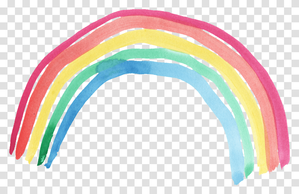 Watercolor Rainbow Arco Iris Desenho, Pattern, Clothing, Bird, Animal Transparent Png