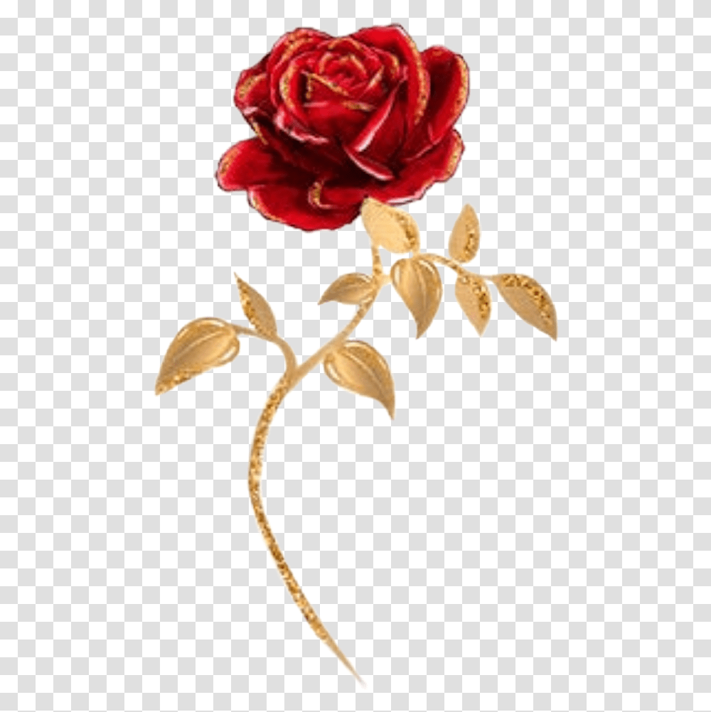 Watercolor Rose Flower Flowers Roses Floral Red Beauty And The Beast Single Rose, Plant, Blossom, Carnation, Petal Transparent Png