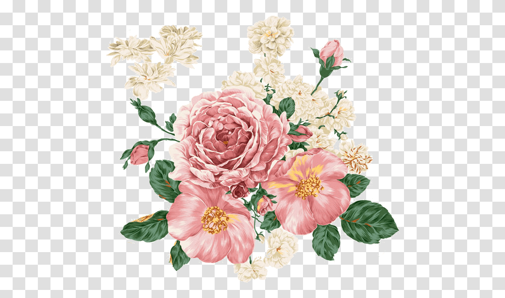 Watercolor Roseflower Drawingsprintable Paperprintable Flower Vintage Background, Plant, Blossom, Floral Design, Pattern Transparent Png