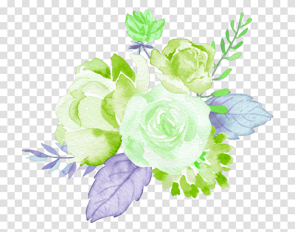 Watercolor Roses Garden Roses, Floral Design, Pattern Transparent Png