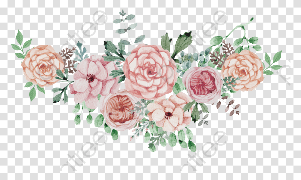 Watercolor Roses Watercolor Flowers Flower Clipart Wedding Watercolor Flowers, Floral Design, Pattern, Graphics, Plant Transparent Png