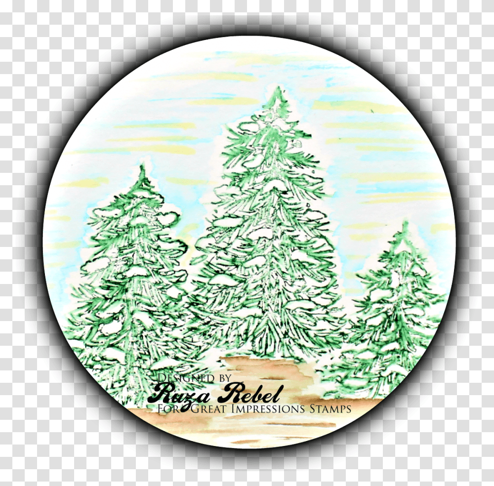 Watercolor Snowy Trees Colorado Spruce, Plant, Ornament, Christmas Tree, Pine Transparent Png