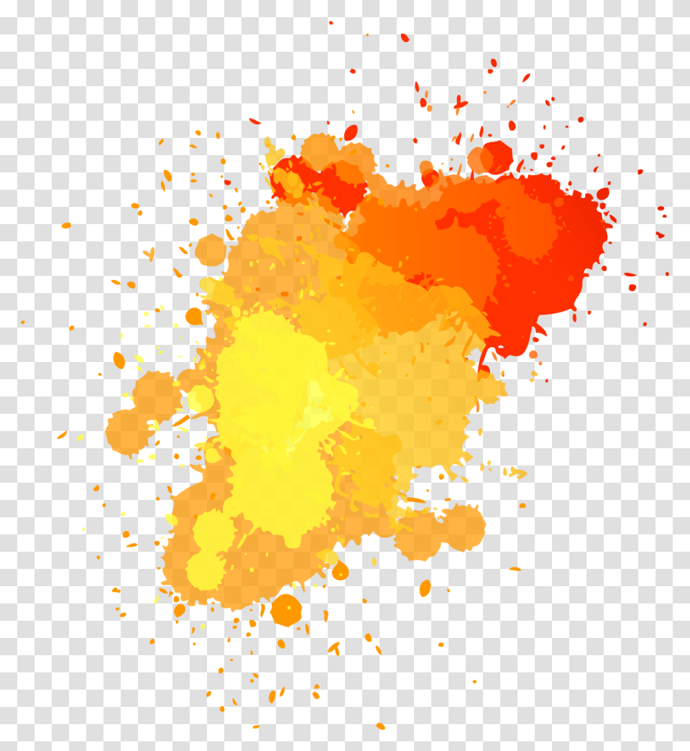Watercolor Splash, Stain, Bonfire Transparent Png