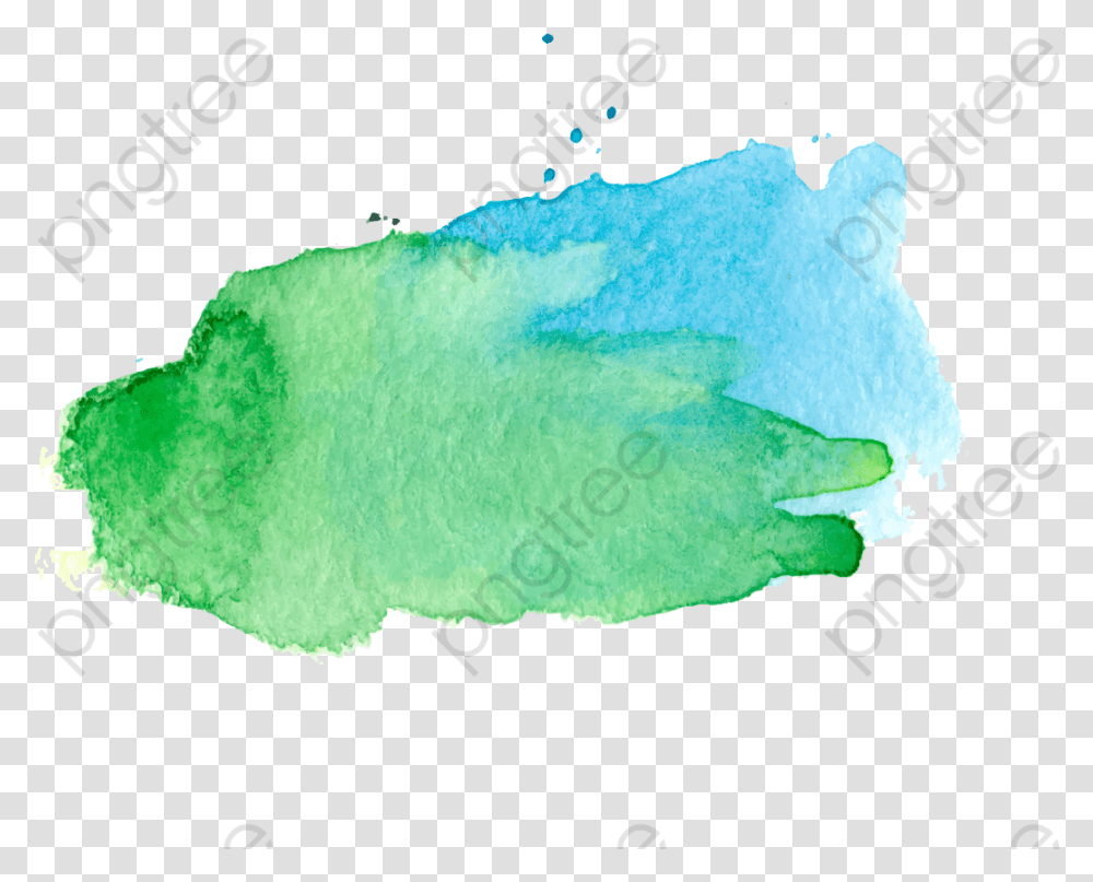 Watercolor Splash Green Clipart Creative Ink Category Watercolor Painting, Sea, Outdoors, Nature, Ocean Transparent Png