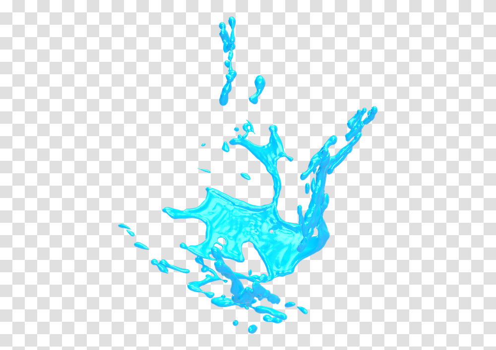 Watercolor Splash Splash Render, Sea Life, Animal, Invertebrate, Mammal Transparent Png