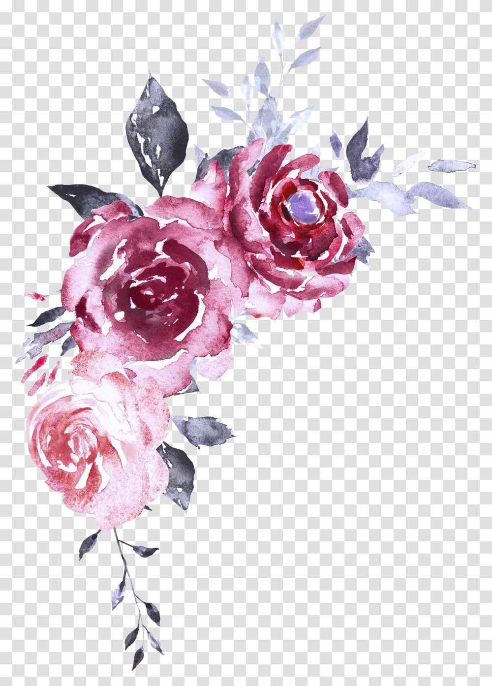 Watercolor Splotch Akvarelnie Cveti Cveti, Plant, Flower, Blossom, Peony Transparent Png