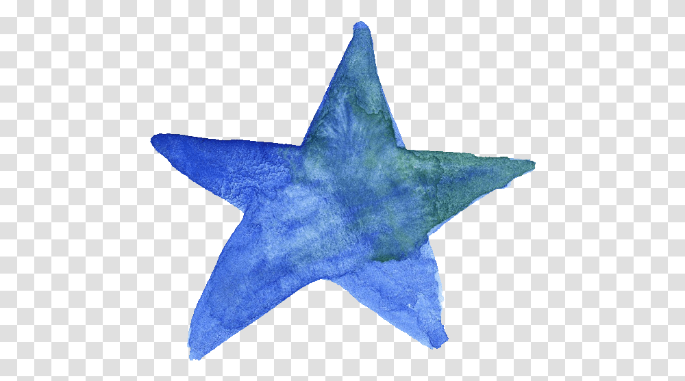 Watercolor Star Onlygfxcom Water Color Star, Star Symbol, Sea Life, Animal Transparent Png
